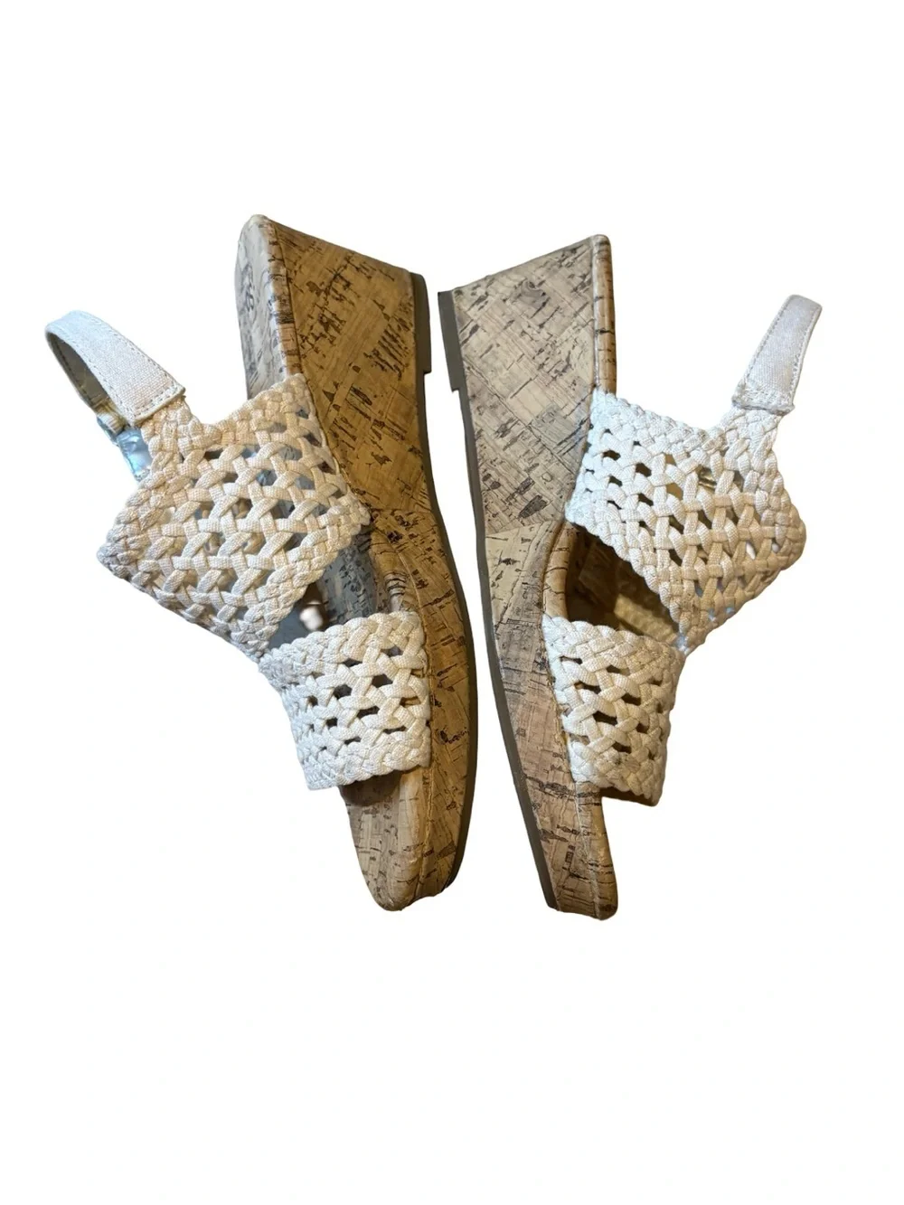 SO Strappy woven wedge sandals